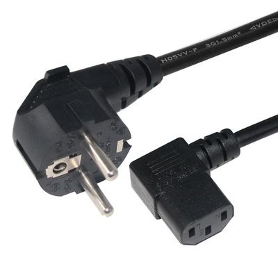 Qualität  Waterproof 2pin EU Standard Power Cord IEC 320 Home Appliance C13 Mains Cord European VDE Plug usine